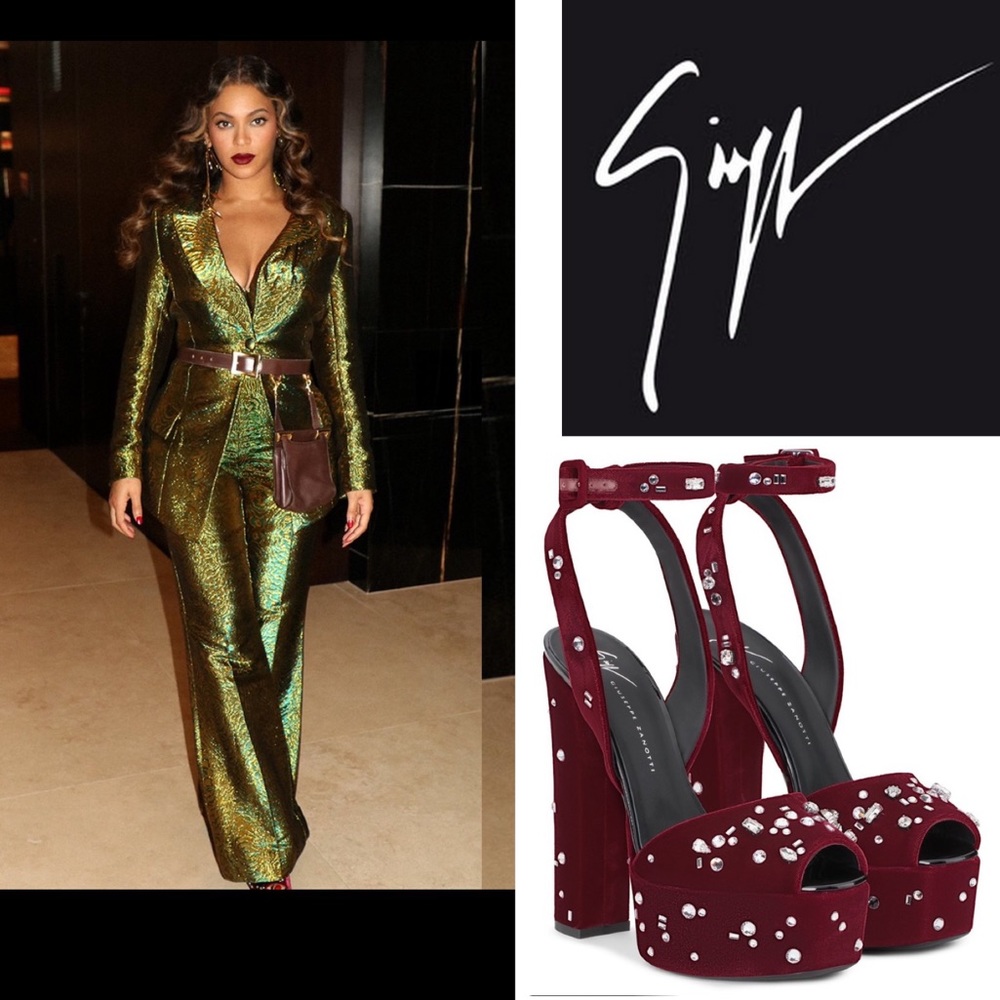 giuseppe zanotti • NEW • Swarovski platform heels - Picture 1 of 8